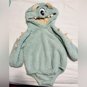 Halloween Monster fuzzy onesie costume